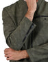 Chamarra para hombre, estilo Casual marca Perry Ellis en Color Verde Olivo.